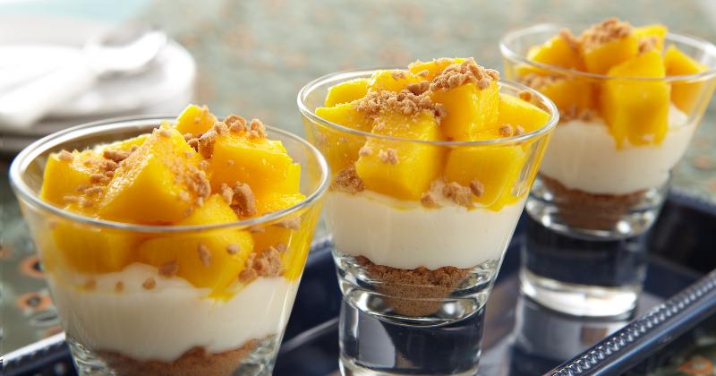 Gluten-Free Mango Ginger Mini Parfaits